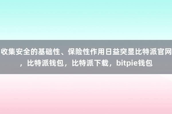 收集安全的基础性、保险性作用日益突显比特派官网，比特派钱包，比特派下载，bitpie钱包