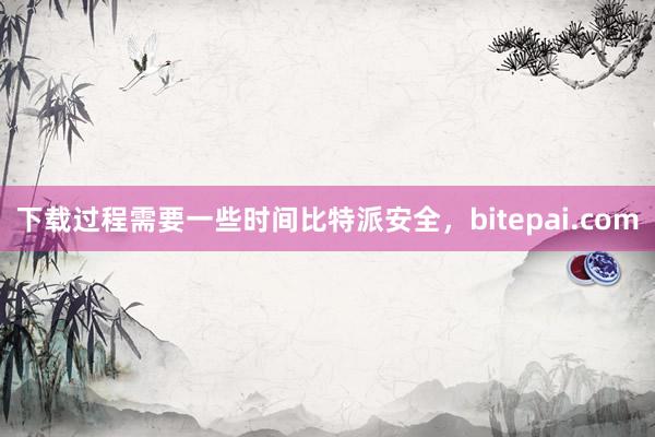 下载过程需要一些时间比特派安全，bitepai.com