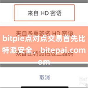 bitpie点对点交易首先比特派安全，bitepai.com